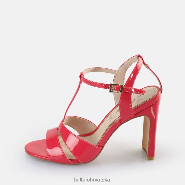 tamno roza Buffalo veganske sandale s petom u jean kavezu |sandale TDD6T529